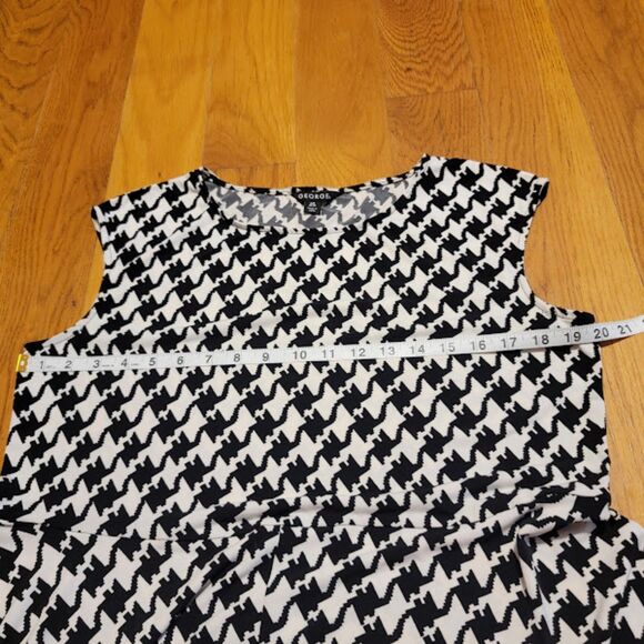 George Large 12-14 Houndstooth Dress - Picture 5 of 8